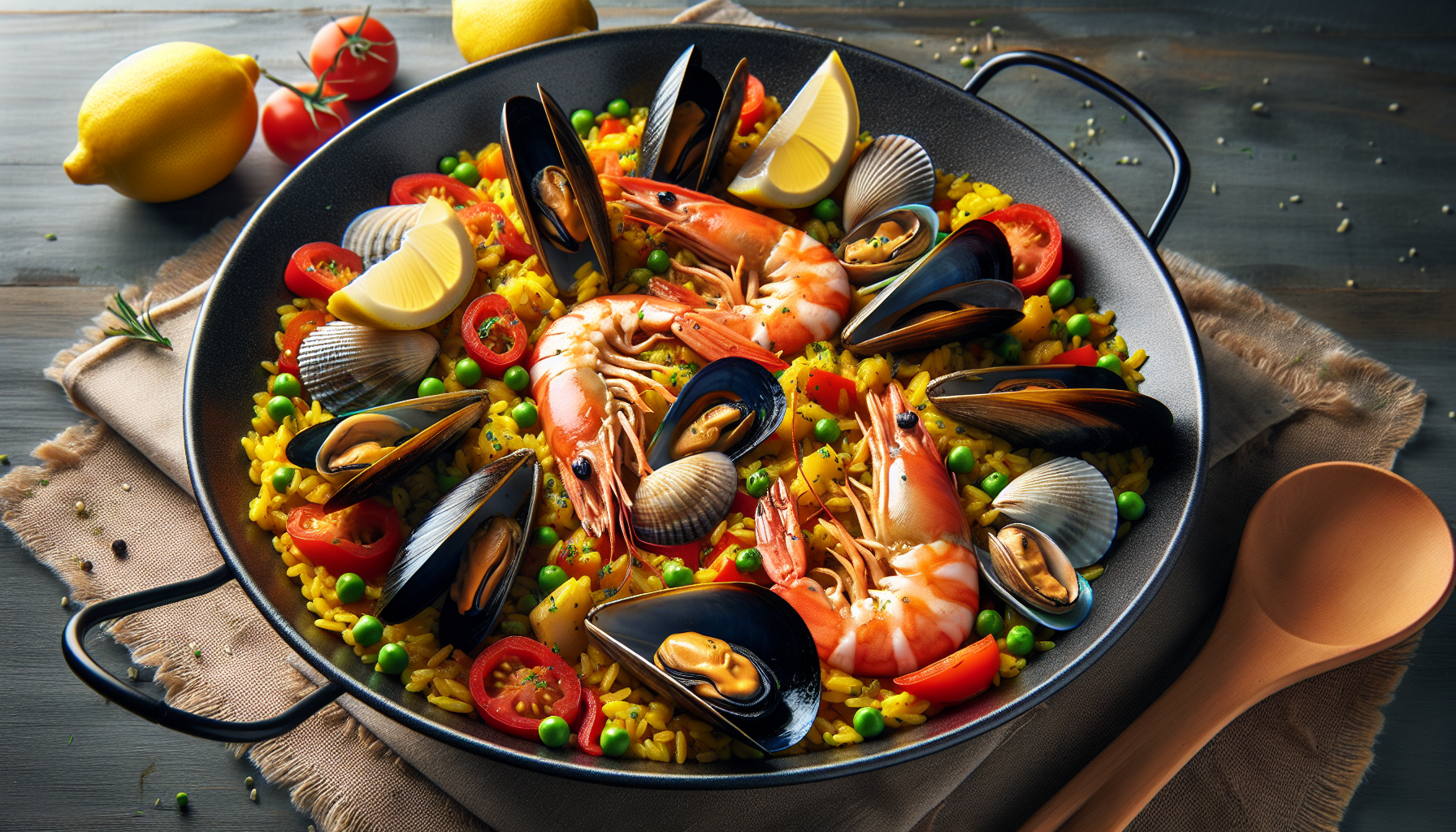 Paella di pesce